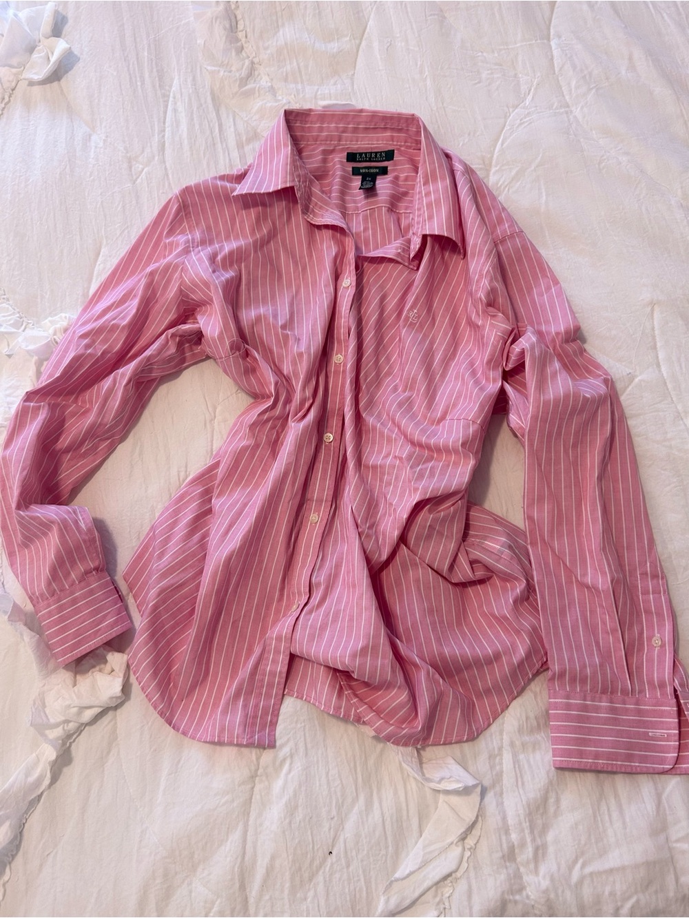 Lauren Ralph Lauren Pink Stripe shirt
